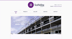 Desktop Screenshot of jdscaffolding.ie